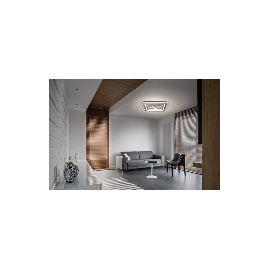 Lámpara de techo LED regulable TREVISO LED/48W/230V + mando a distancia