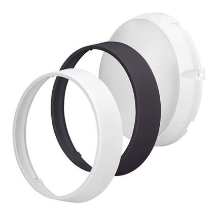 Aplique LED de pared exterior 2 en 1 LED/20W/230V 3000/4000/6500K IP65 Ø 22 cm