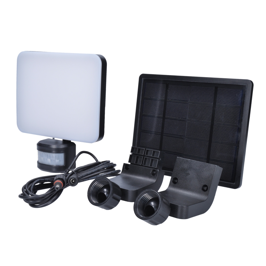 Foco solar LED con sensor de movimiento LED/11W/3,7V 4400mAh 3000K/4000K/6500K IP54