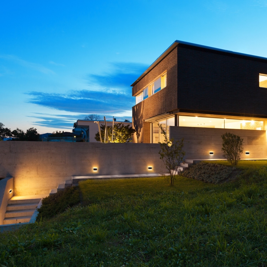 Lámpara de pared LED exterior MODENA LED/12W/230V 3000/4000/6000K IP54 negra