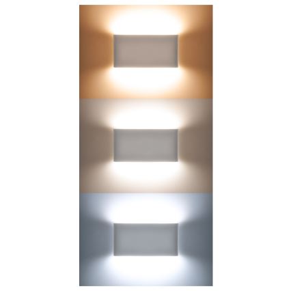 Lámpara de pared LED exterior MODENA LED/12W/230V 3000/4000/6000K IP54 negra