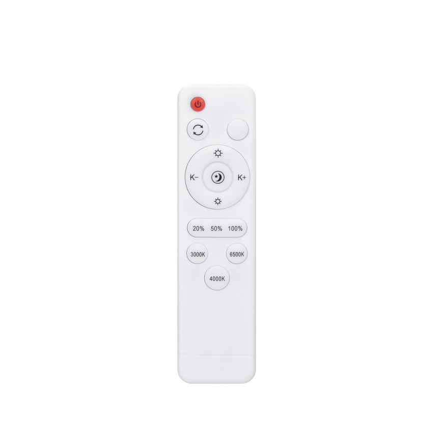 Plafón LED regulable BROWNIE LED/48W/230V 3000-6500K marrón diá. 40 cm + control remoto