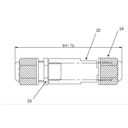 Solight WW002 − Conector del cable 450V AC/10A IP68