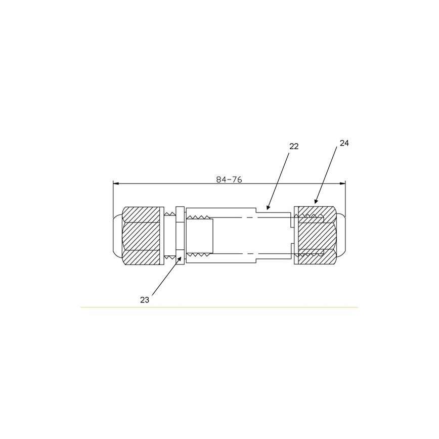 Solight WW002 − Conector del cable 450V AC/10A IP68