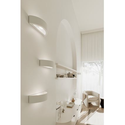 Aplique ATENA 1xE27/60W/230V 40,5 cm blanco