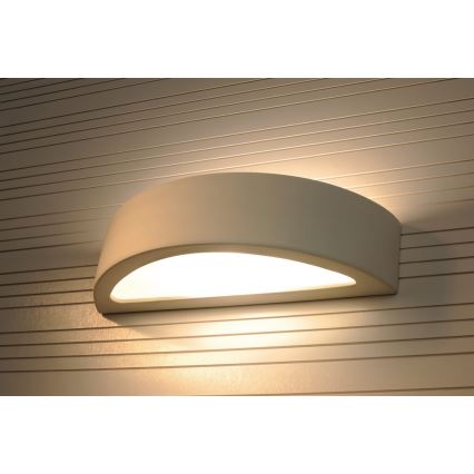 Aplique ATENA 1xE27/60W/230V 40,5 cm blanco