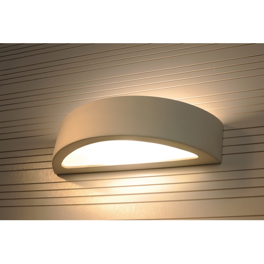 Aplique ATENA 1xE27/60W/230V 40,5 cm blanco