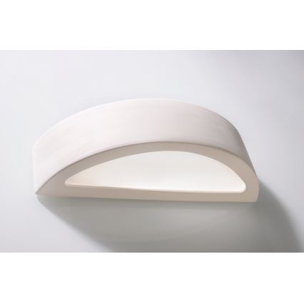 Aplique ATENA 1xE27/60W/230V 40,5 cm blanco