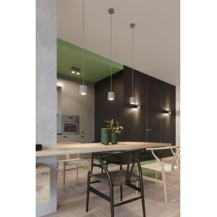 Foco de pared ORBIS 1 1xG9/40W/230V gris