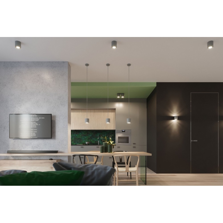 Foco de pared ORBIS 1 1xG9/40W/230V gris