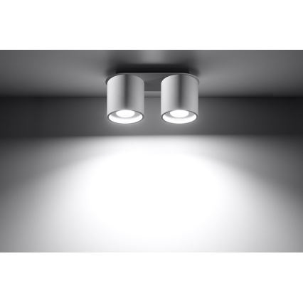 Foco ORBIS 2 2xGU10/40W/230V blanco