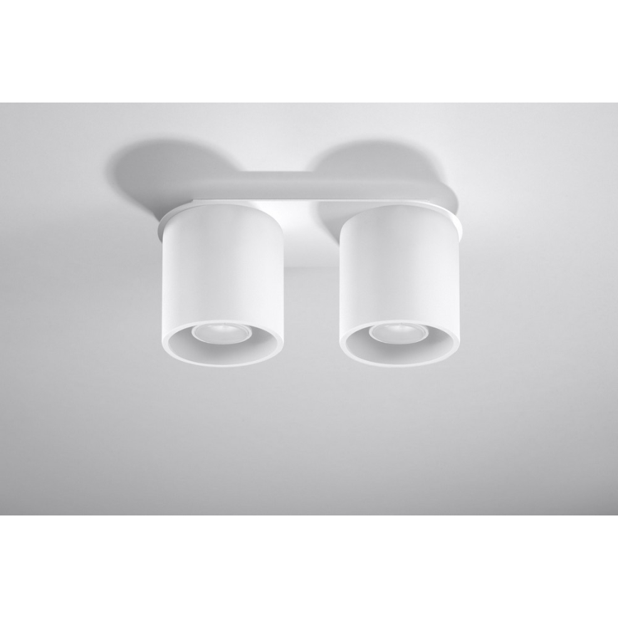 Foco ORBIS 2 2xGU10/40W/230V blanco