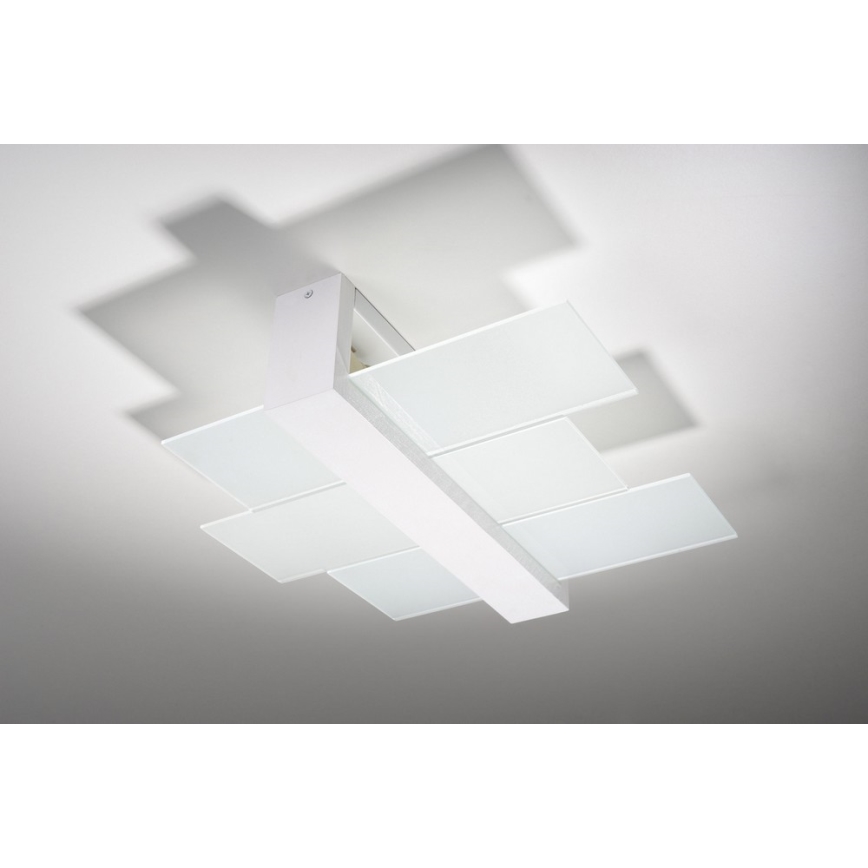 Plafón FENIKS 2 2xE27/60W/230V abedul/haya/blanco