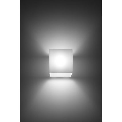 Foco de pared RICO 1xG9/40W/230V tarros/blanco