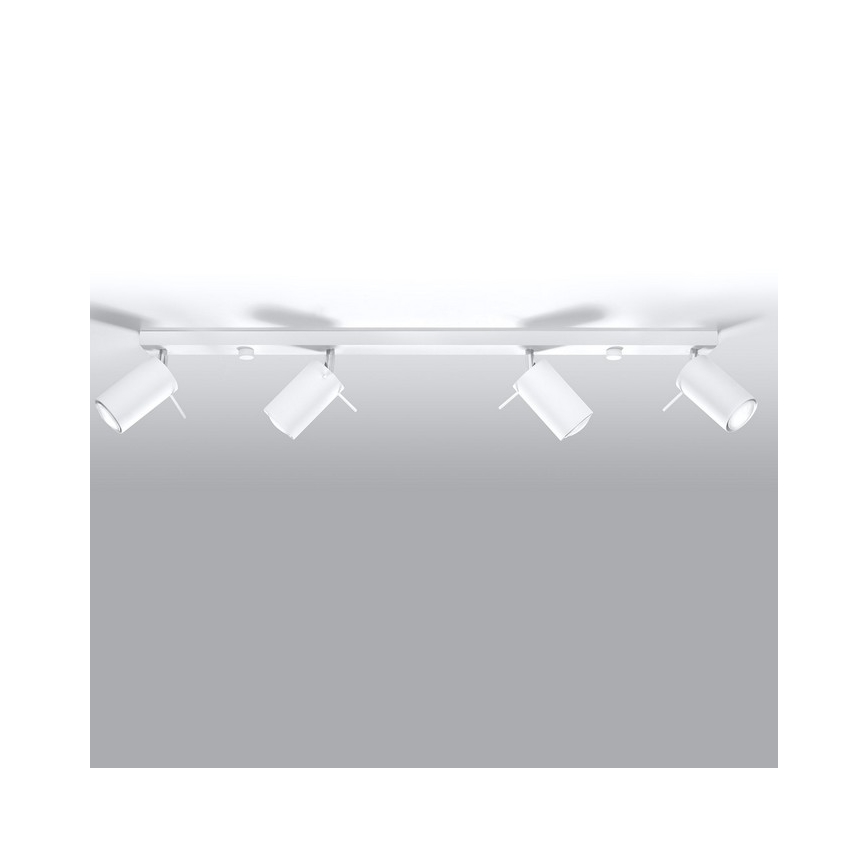 Foco RING 4L 4xGU10/10W/230V blanco