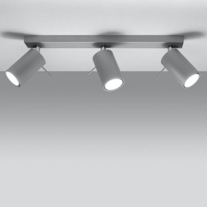 Foco de techo RING 3xGU10/10W/230V