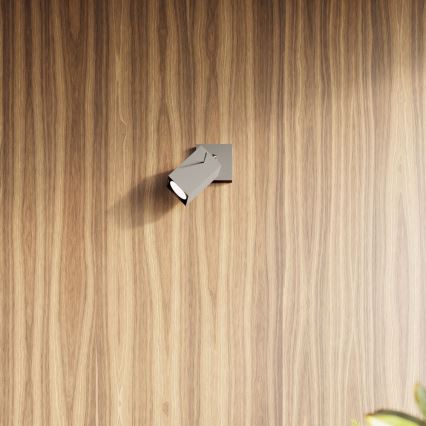 Aplique de pared MERIDA 1xGU10/40W/230V gris