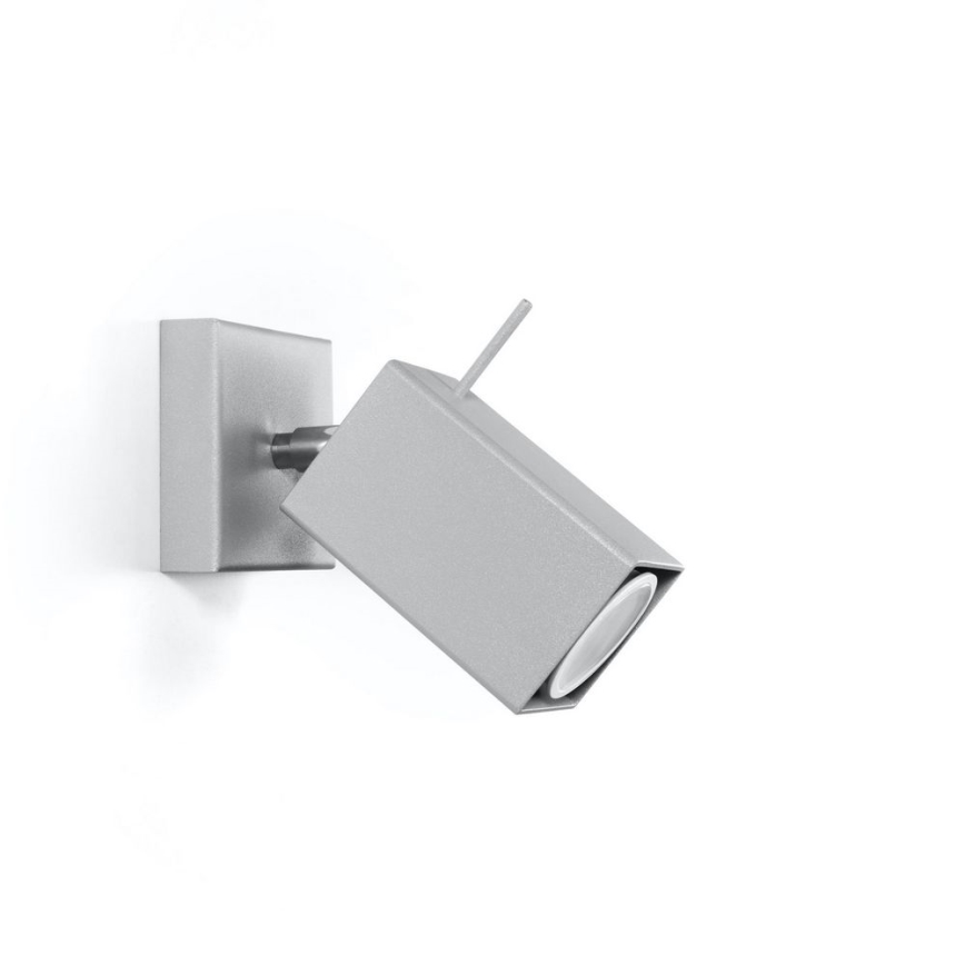 Aplique de pared MERIDA 1xGU10/40W/230V gris