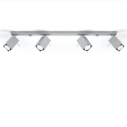 Foco empotrable MERIDA 4xGU10/40W/230V gris