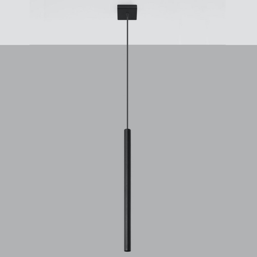 Lámpara colgante PASTELO 1xG9/8W/230V negro