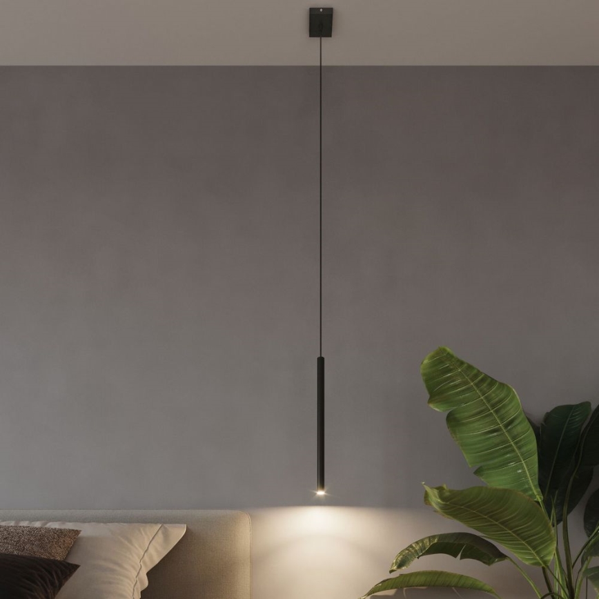 Lámpara colgante PASTELO 3xG9/8W/230V negro