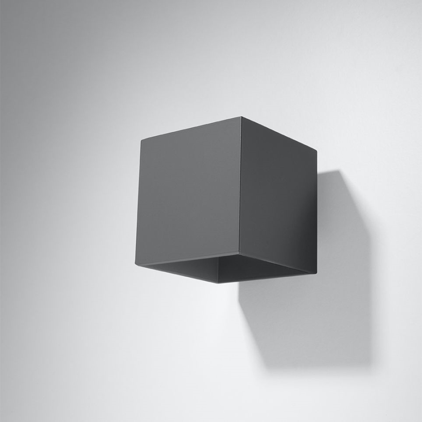 Foco de pared QUAD 1 1xG9/8W/230V antracita