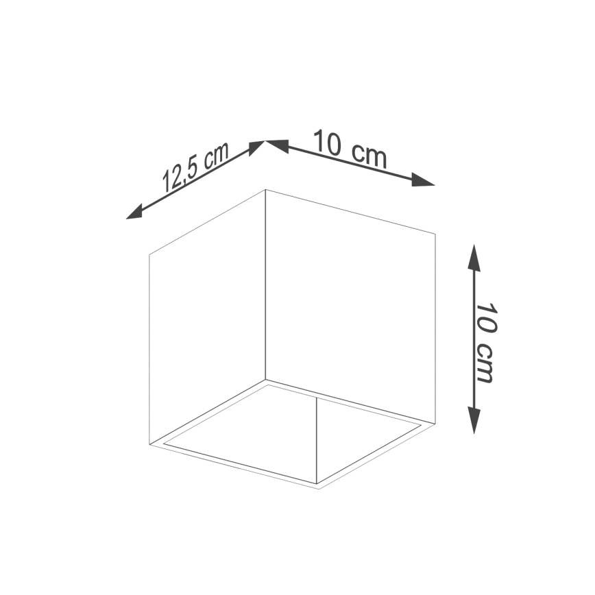 Foco de pared QUAD 1 1xG9/8W/230V antracita