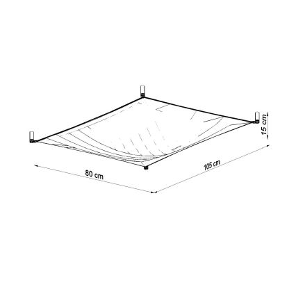 Lámpara de techo LED LUNA 2xG13/8,5W/230V 8x10,5 cm blanca