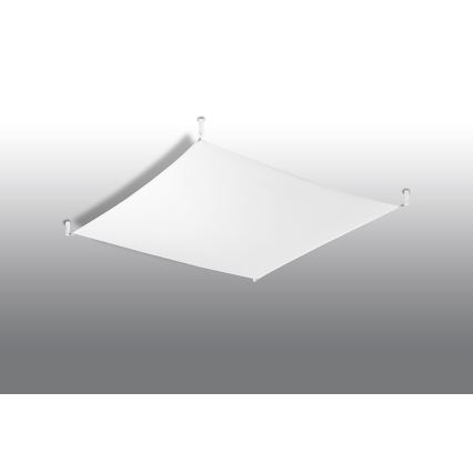 Lámpara de techo LED LUNA 4xG13/8,5W/230V 10,5x10,5 cm blanco