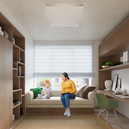 Lámpara de techo LED LUNA 6xG13/8,5W/230V 14x14 cm blanca