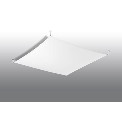 Lámpara de techo LED LUNA 6xG13/8,5W/230V 14x14 cm blanca