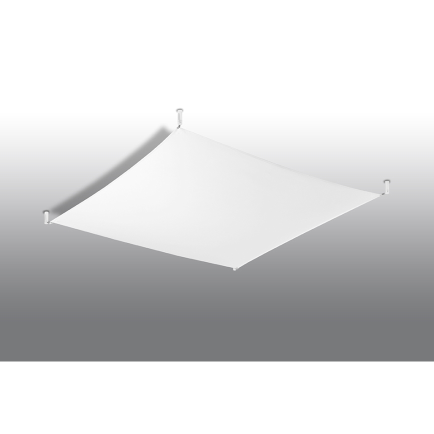 Lámpara de techo LED LUNA 6xG13/8,5W/230V 14x14 cm blanca