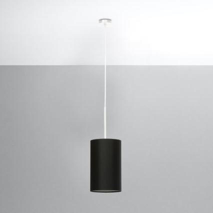 Lámpara colgante OTTO 1xE27/60W/230V diámetro 15 cm negro