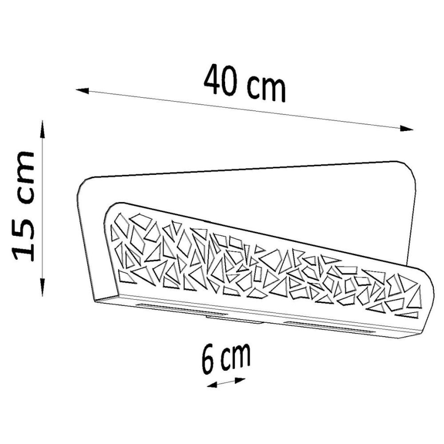 Aplique ALIZA 2xG9/40W/230V