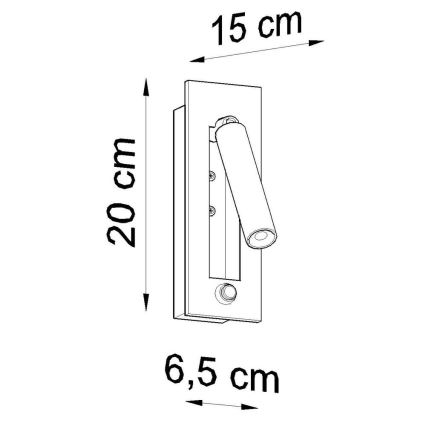 Aplique ENIF 1xG9/12W/230V