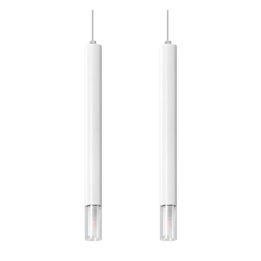 Lámpara colgante VIZIER 2xG9/40W/230V blanco