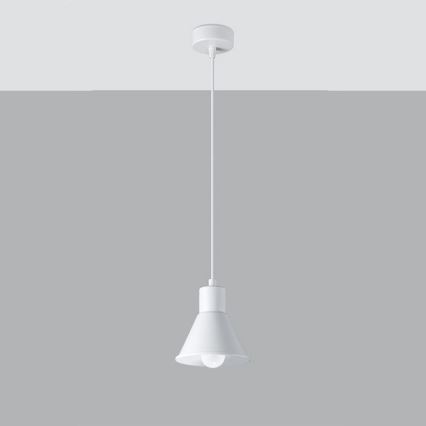 Lámpara colgante TALEJA 1xE27/60W/230V blanco
