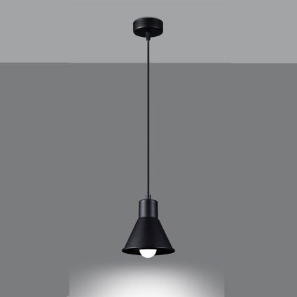 Lámpara colgante TALEJA 1xE27/60W/230V negro