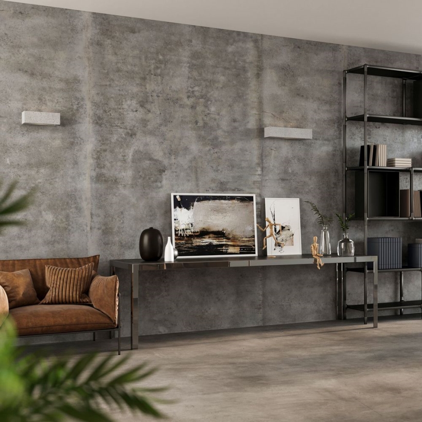 Aplique VEGA 2xE27/60W/230V 50 cm concreto
