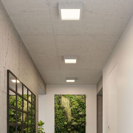 Plafón LED RIZA LED/18W/230V concreto