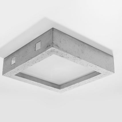 Plafón LED RIZA LED/18W/230V concreto