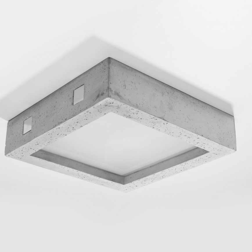 Plafón LED RIZA LED/18W/230V concreto