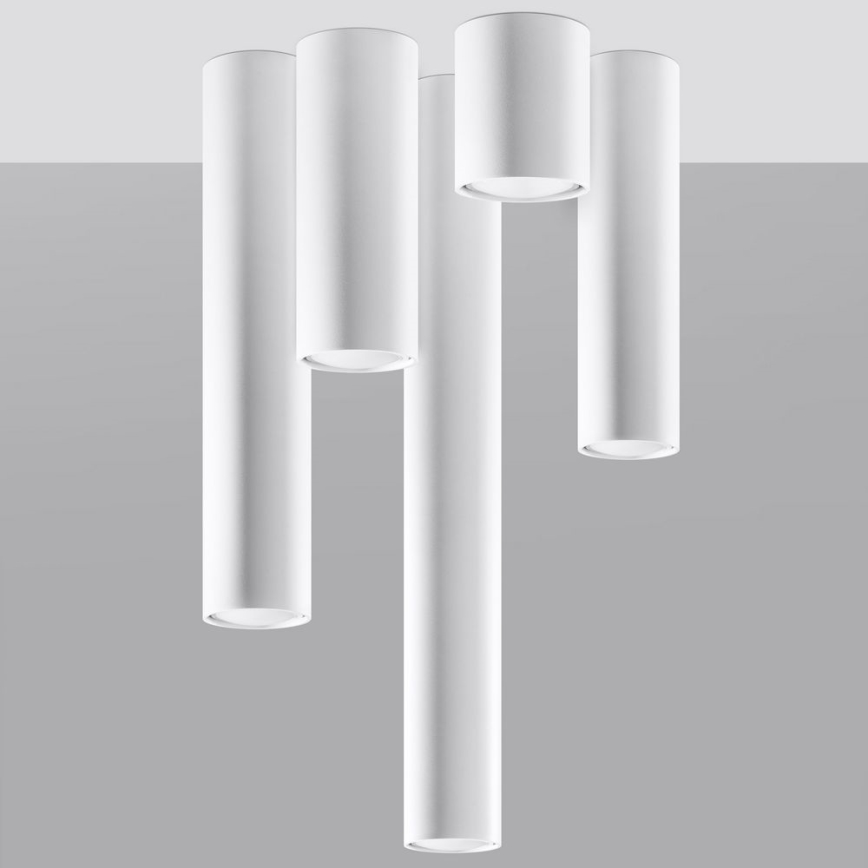Foco LAGOS 1xGU10/10W/230V 10 cm blanco