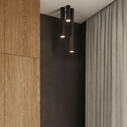 Foco LAGOS 1xGU10/10W/230V 60 cm negro