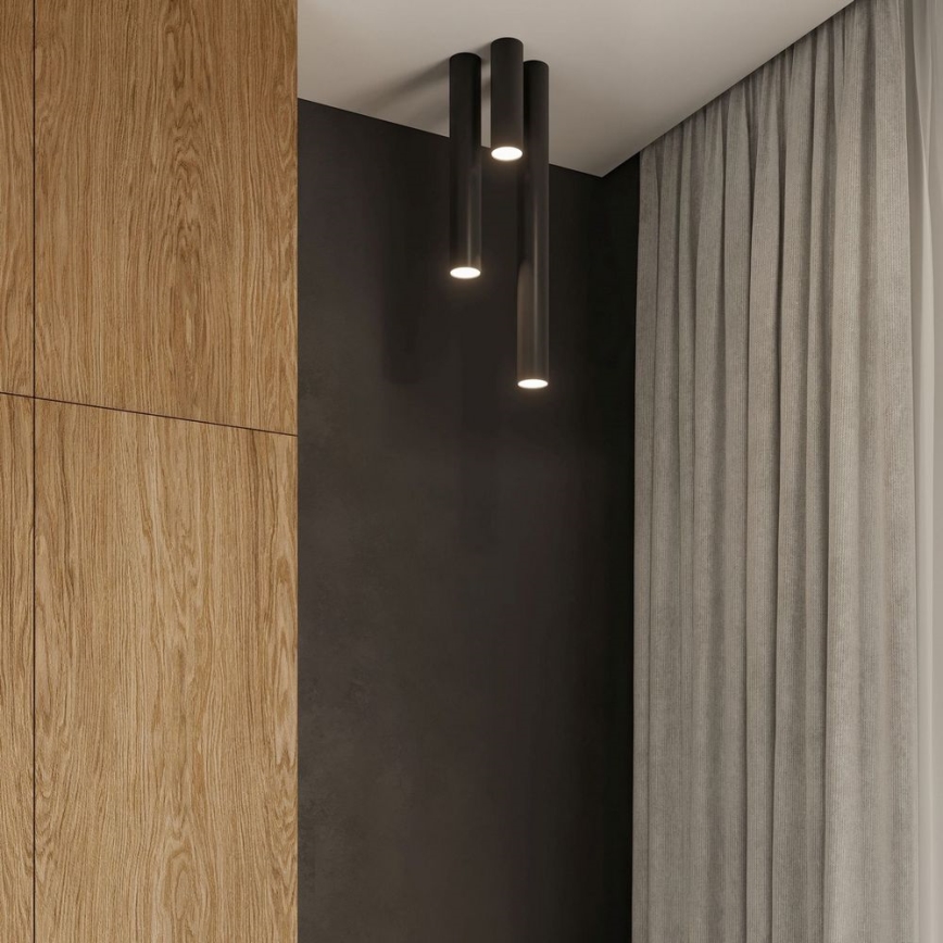 Foco LAGOS 1xGU10/10W/230V 60 cm negro