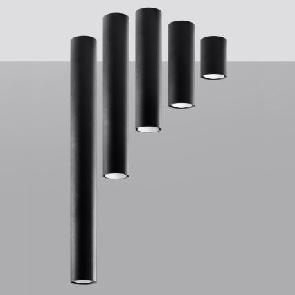 Foco LAGOS 1xGU10/10W/230V 60 cm negro