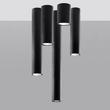 Foco LAGOS 1xGU10/10W/230V 60 cm negro