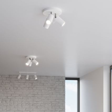 Foco RING 3xGU10/10W/230V blanco