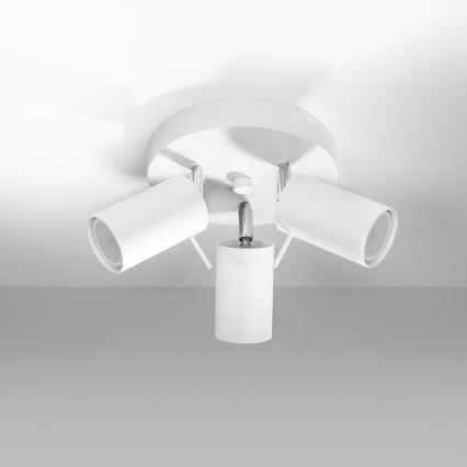 Foco RING 3xGU10/10W/230V blanco