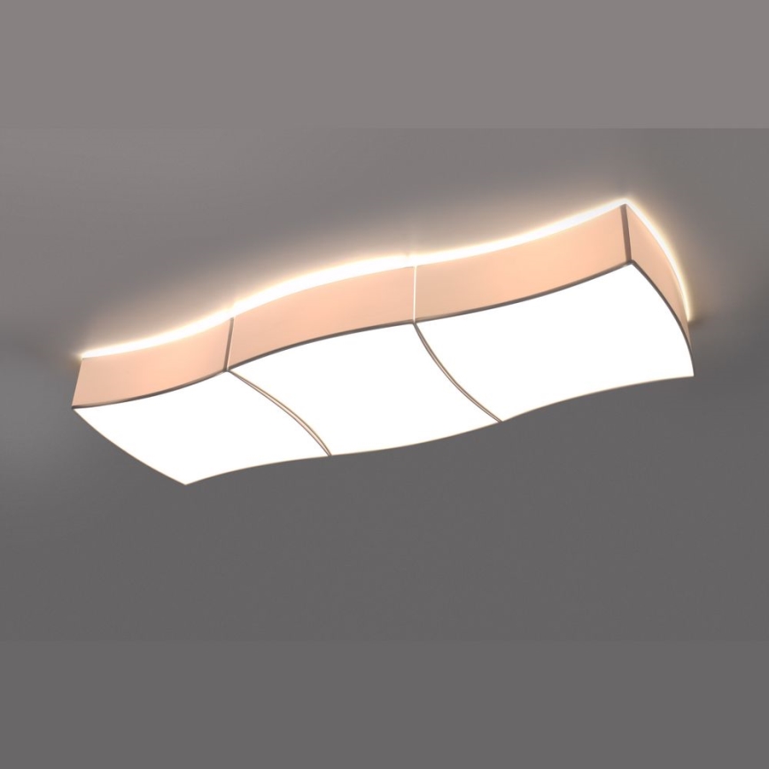Plafón SQUARE 6xE27/60W/230V blanco